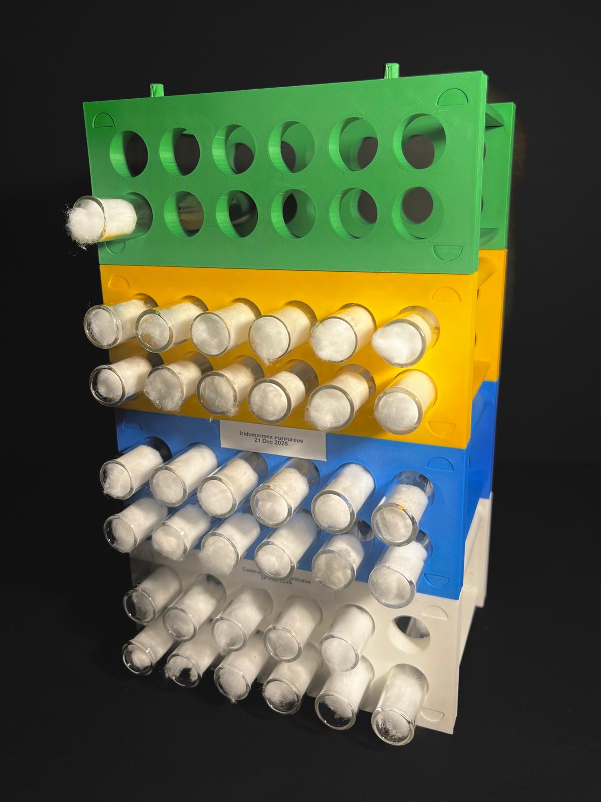 16mm Test tube Rack Stackable