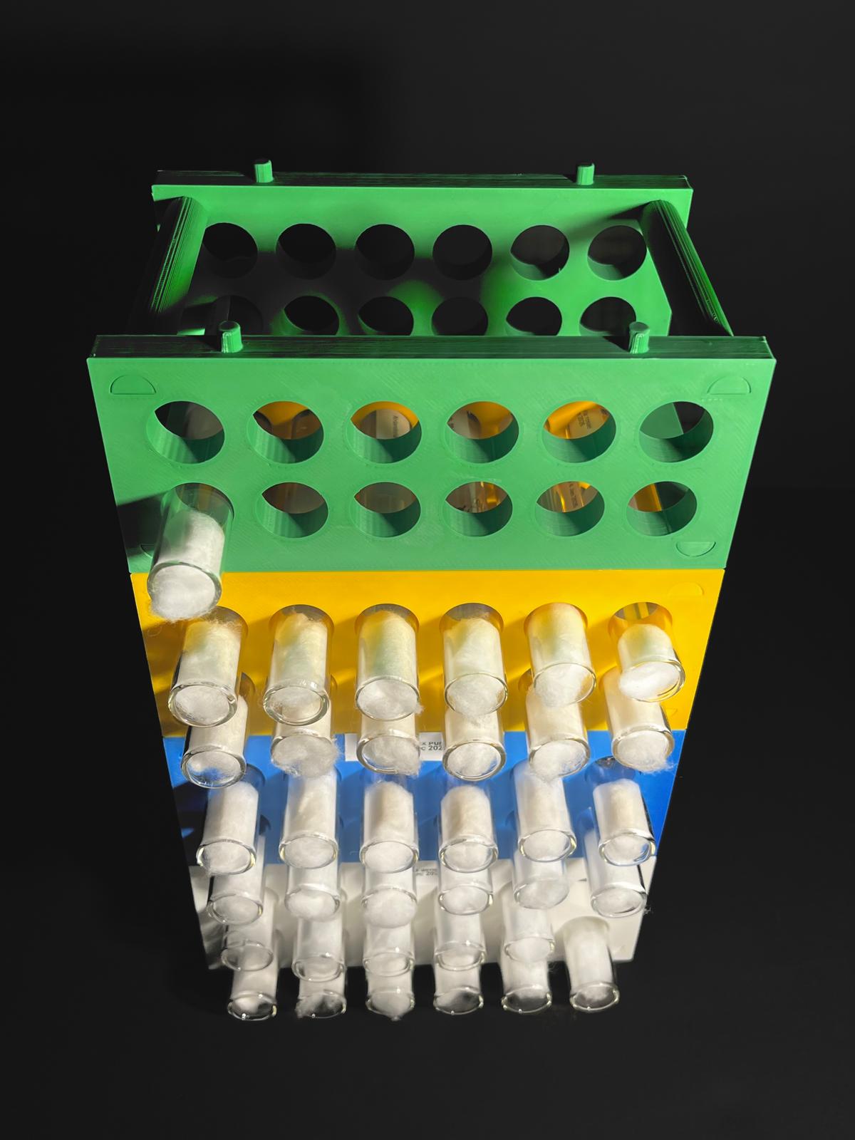 16mm Test tube Rack Stackable